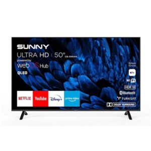 Sunny SN50QMN252 4K Ultra HD 50" 127 Ekran Uydu Alıcılı webOS Smart QLED TV