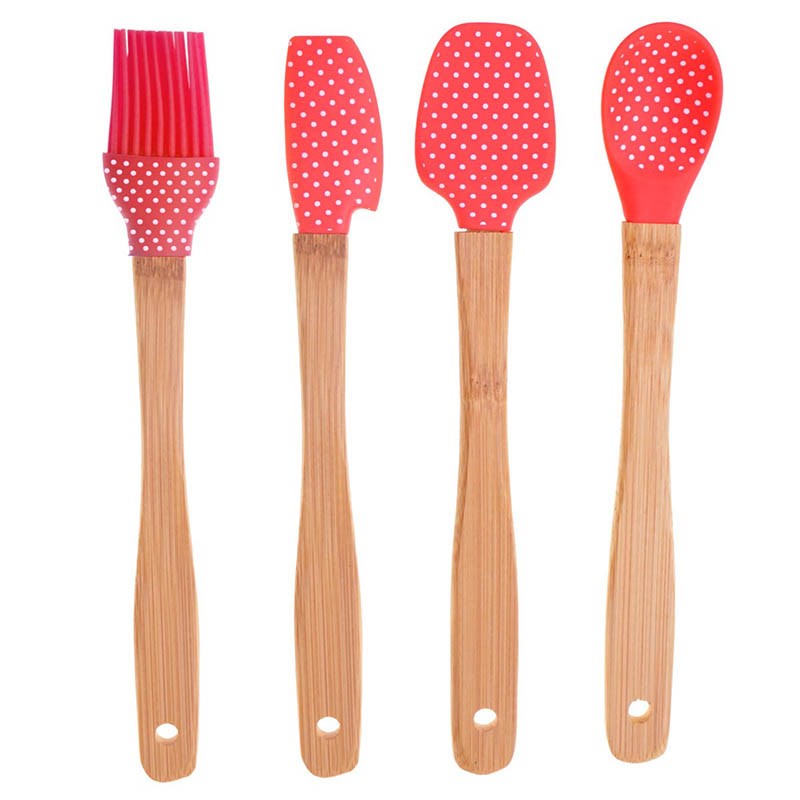 Bambum Bolly 4 Parça Spatula Seti Küçük