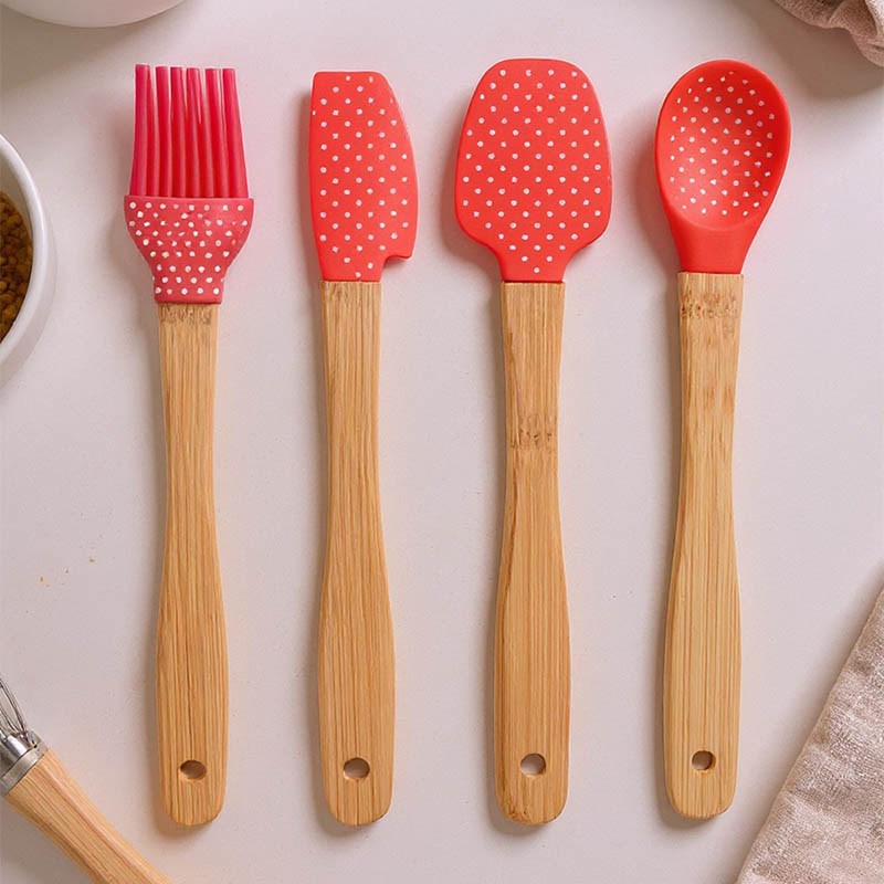 Bambum Bolly 4 Parça Spatula Seti Küçük - Görsel 2