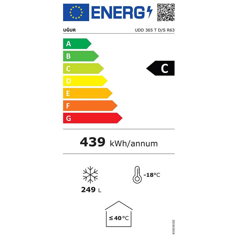 Uğur UDD 365 T D/S R63 Sandık Tipi Derin Dondurucu - Görsel 2