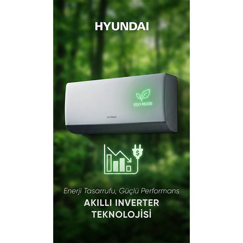 Hyundai HYN-24000WF 24000 BTU Duvar Tipi Split Klima - Görsel 3