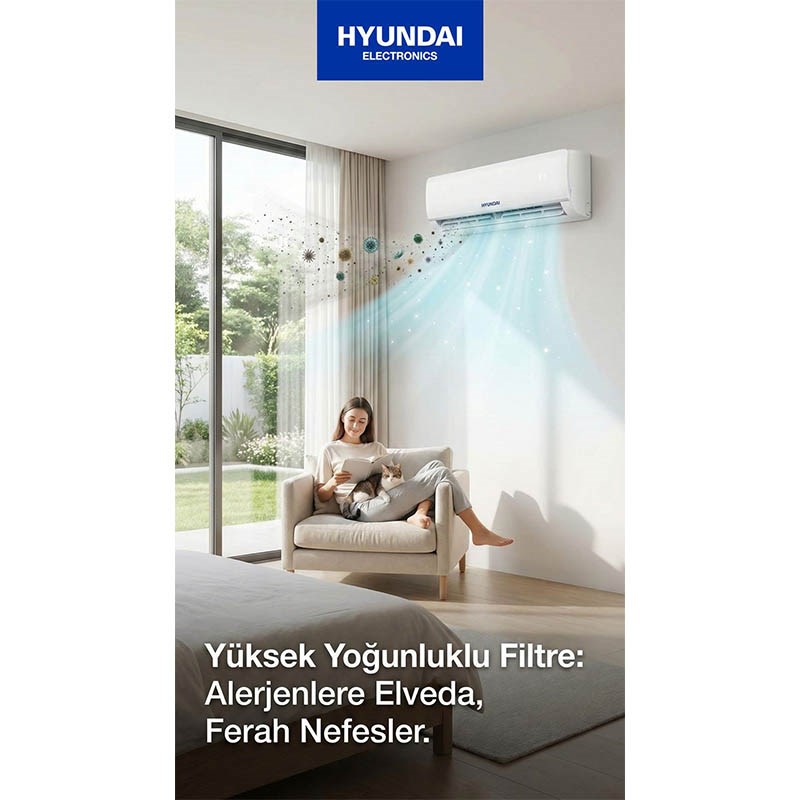 Hyundai HYN-24000WF 24000 BTU Duvar Tipi Split Klima - Görsel 5