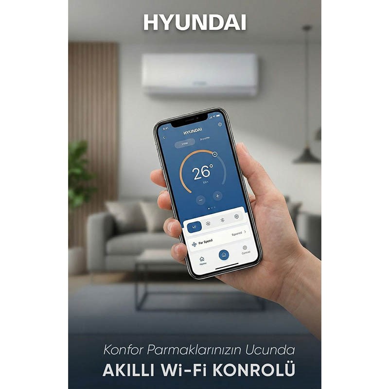 Hyundai HYN-24000WF 24000 BTU Duvar Tipi Split Klima - Görsel 10