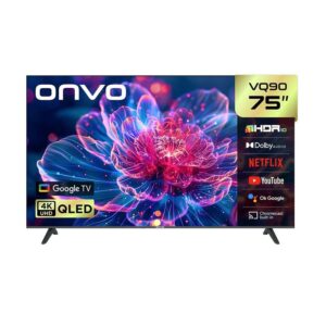 Onvo 75VQ90F3UA 4K Ultra HD 75" 190 Ekran Uydu Alıcılı Google Smart QLED TV