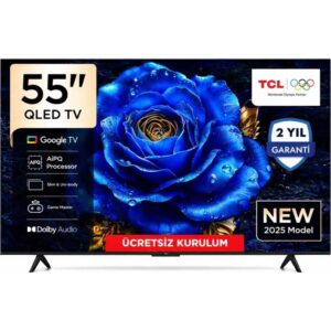 TCL 55T61C 4K Ultra HD 55" 140 Ekran Uydu Alıcılı Google Smart QLED TV