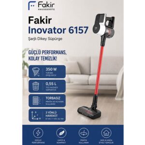 Fakir Inovator 6157 Şarjlı Dikey Süpürge