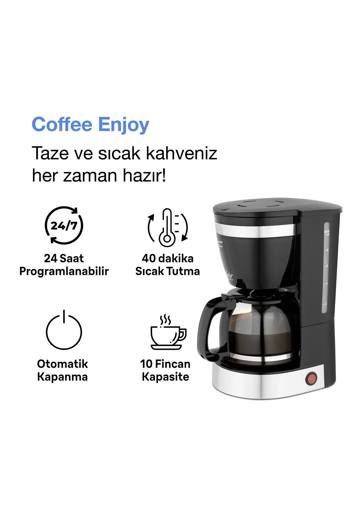 Fakir Coffee Enjoy Filtre Kahve Makinesi - Görsel 2