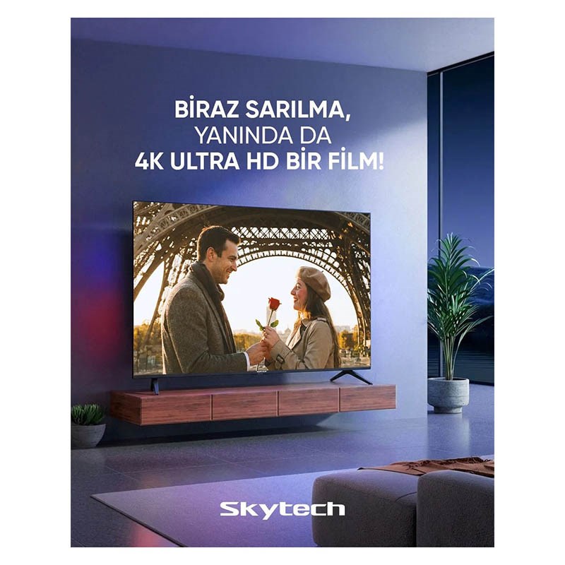 Skytech Q65ST3405 4K Ultra HD 65" 165 Ekran Uydu Alıcılı Smart QLED TV - Görsel 3