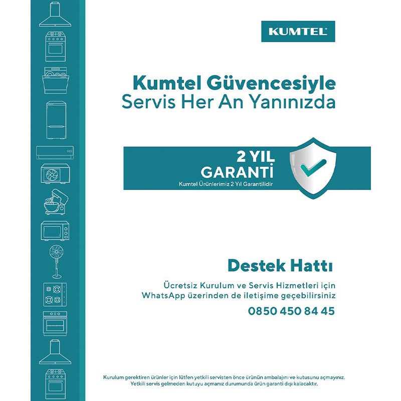 Kumtel Sugi KMSAC-18 18000 BTU A++ Inverter Duvar Tipi Klima - Görsel 6