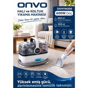 Onvo OVHYM200 600 W Halı ve Koltuk Yıkama Makinesi