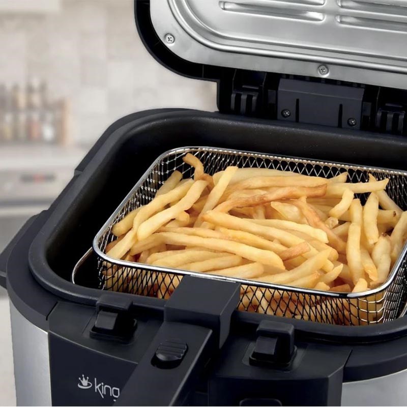King KF37 PLUS 3 Lt Yağlı Fritöz - Görsel 9