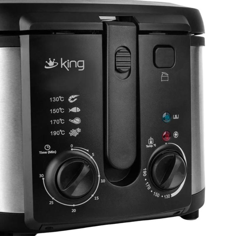 King KF37 PLUS 3 Lt Yağlı Fritöz - Görsel 7